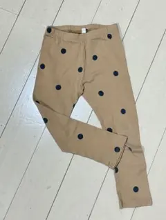 organic zoo ドット柄レギンス3-4y