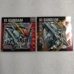元祖SDガンダムスナック2 Ξガンダム R.SECシール2枚セット。