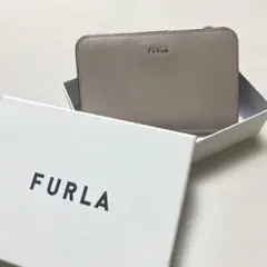 FURLA バビロン折りたたみ財布 アイボリー