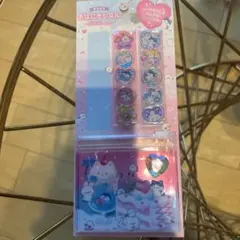 おはじきシール クーリア　10枚+シールケース　おすそ分け