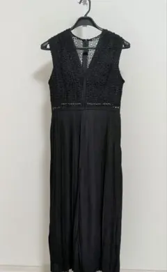 ZARA ブラック ロングドレス L