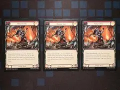 Flesh and Blood Return Fire 3枚セット