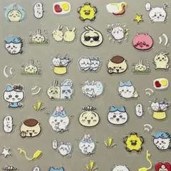 ネイルシール 5D3D 立体 ちいかわ モモンガ 栗まんじゅう キャラクター