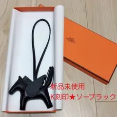 【新品】エルメス ロデオ ペガサス PMチャーム 黒 ソーブラックのサムネイル