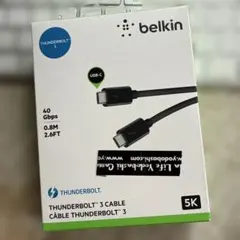 Belkin Thunderbolt 3 USB-Cケーブル 100Wのサムネイル