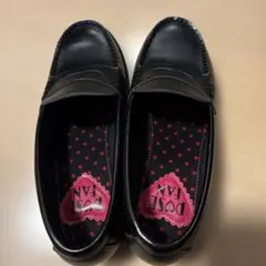 黒ローファー キッズシューズ
