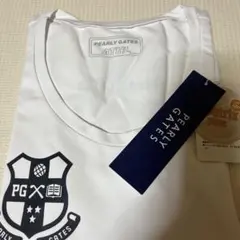PEARLY GATES 高機能インナー　Uネック白　０のサムネイル