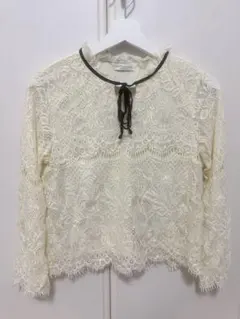 earth music&ecology アイボリー ブラウス F