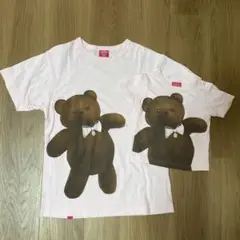ojico 親子ペア Tシャツ クマ プリント