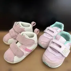 New Balance ベビーシューズ ピンク　アシックス