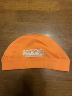CENTRAL SPORTS 水泳帽 オレンジ