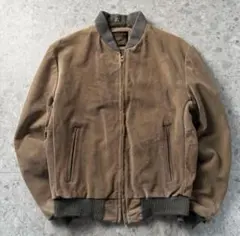 80s USA製 COOPER クーパー スエード レザージャケット ma1