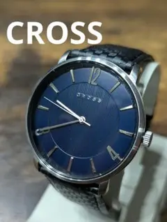 電池交換済み　未使用品 CROSS クロス 腕時計 革ベルト ボールペンのサムネイル