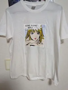 銀杏BOYZ ✖️ 江口寿史　少年少女 Tシャツ Mサイズ ホワイト 銀杏BOYZ ✖️ 江口寿史 少年少女 Tシャツ Mサイズ ホワイト | Mercari