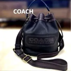 ★美品★COACH レザーフィールドバケット　ショルダーバッグ　2way Y2K
