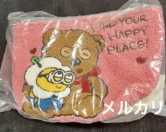 ミニオンズ さがら刺繍ポーチ　ピンクのサムネイル