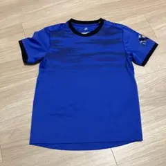 adidas アディダス ブルー サッカー Tシャツ 150cm