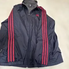 adidas CLIMA365 ウィンドブレーカー ネイビー/レッド　XL