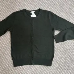 新品タグ付　H&M グリーンニットカーディガン