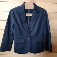 ジャケット M カジュアル 卒園式 入学式 紺 ネイビー オフィス シンプル
