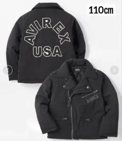 AVIREX ダブルライダースジャケット　110㎝