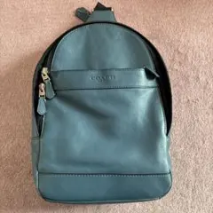 COACH コーチ ネービー　レザーボディバッグF71751