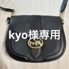 coach黒レザーショルダーバッグ kyo様専用