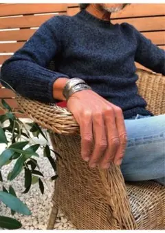 【美品】GRANSASSOグランサッソ　クルーネックセーター　ボーイズマーケット