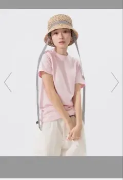 【試着のみ】BEAMS BOY ベーシック Tシャツ ピンク サイズSのサムネイル