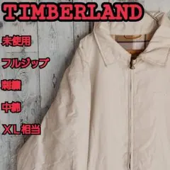ティンバーランド 未使用 タグ付き 刺繍 中綿 ブルゾン XL相当 白