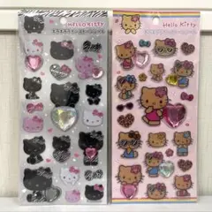 キラキラストーンシール 日焼けキティ 2枚セット【正規品】