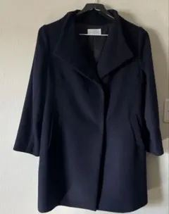 fleury by mint breeze ウールコート　ネイビー