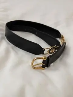 【希少】CELINE セリーヌ ヴィンテージ ベルト 舵輪モチーフ イタリア製のサムネイル
