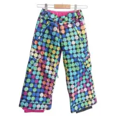 子ども用スノーボードウェア カラフルドット Burton Sサイズ