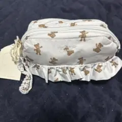 Ange Charm クマ柄ポーチ　辻希美　リボン