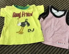 Tシャツとタンクトップセット　Donkey Jossy サイズ80 2枚セットのサムネイル