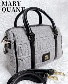 MARY QUANT マリークワント ミニボストンバッグ 2way デイジー