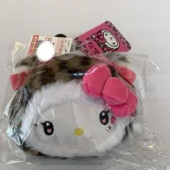 【未使用】キティ　ヒョウ柄　パスケース　しまむら