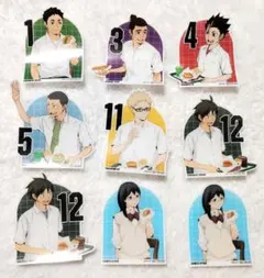 ハイキュー!!　月島　澤村　西谷　モスバーガー　烏野　シール