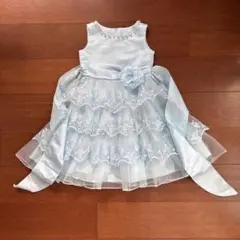 ピアノ　発表会　ドレス　マザウェイズ 120 水色