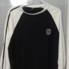 SHEIN　Dazy ブラック/ホワイト 長袖Tシャツ M