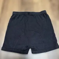 くろぱん 140 ショート丈 見せパン インナー アンダー オーバーパンツ 黒
