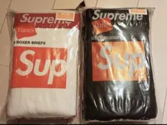 supreme ボクサーパンツ　白、黒　各1枚/M