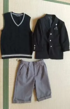 フォーマル服セット（ジャケット・ベスト・パンツ）3点セット