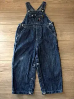 ミキハウス デニムオーバーオール 90