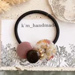 ❁⃘*.゜ニュアンス 重ねラウンド レジンヘアゴム❁⃘*.゜5