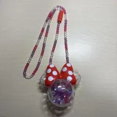 ミニーマウス 光るネックレス ディズニー ペンダント ライト付き