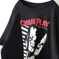 RIOTSOCIETY チャイルドプレイ チャッキー Tシャツ L ブラック古着