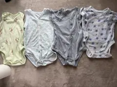 ベビー肌着 新生児 4枚セット 使用感あり まとめ売り