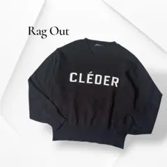 ラグアウト アベイル CLÉDER 長袖ニットセーター レーヨン混 黒 秋冬 M